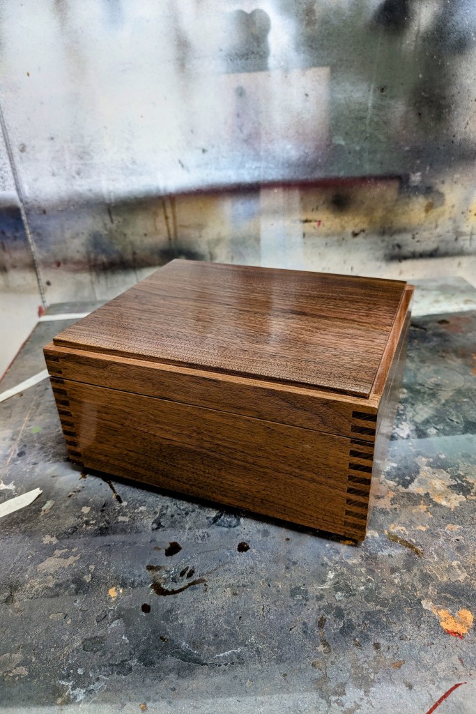 Closed Black Walnut Humidor