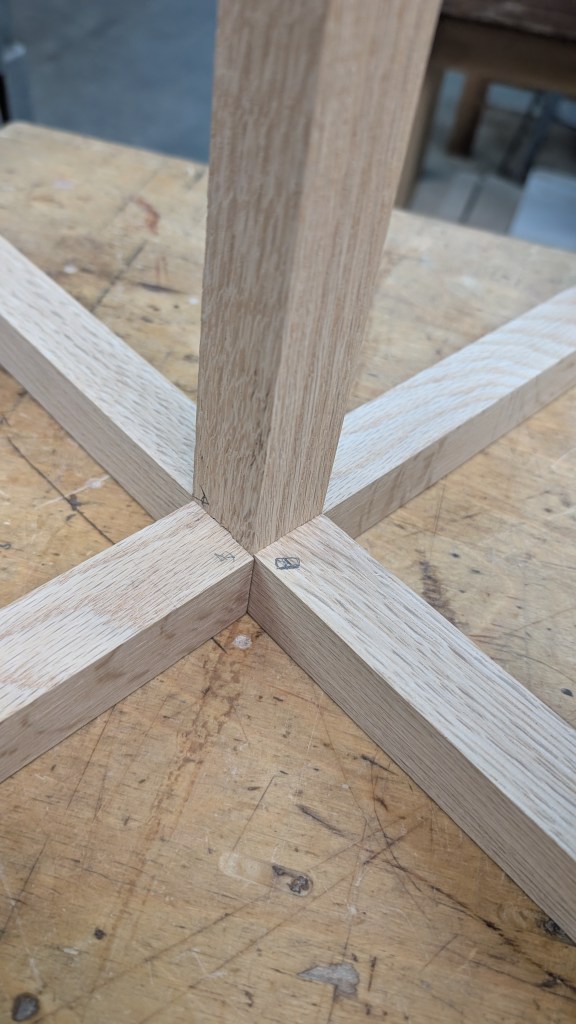 Castle joint close up