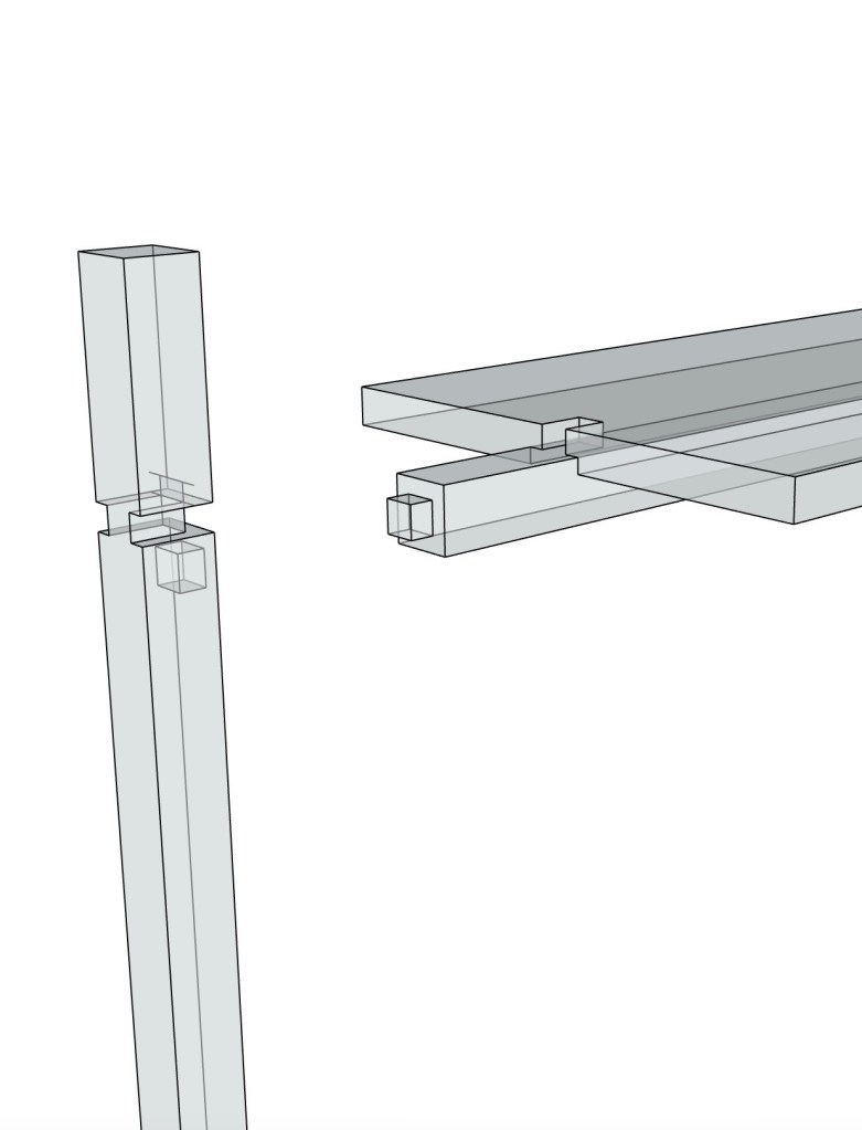 X-ray joinery detail