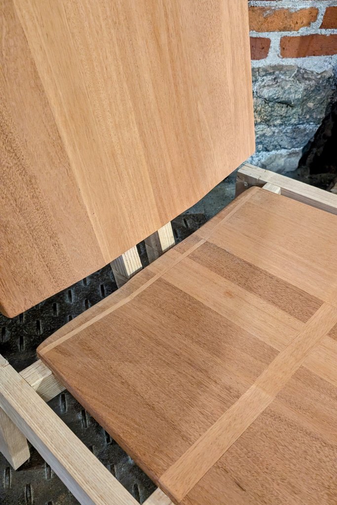 Close up of lounge chair set