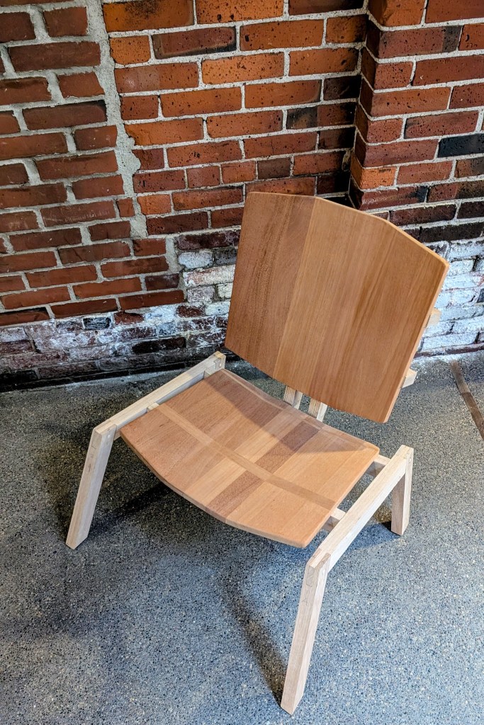 Lounge chair top view
