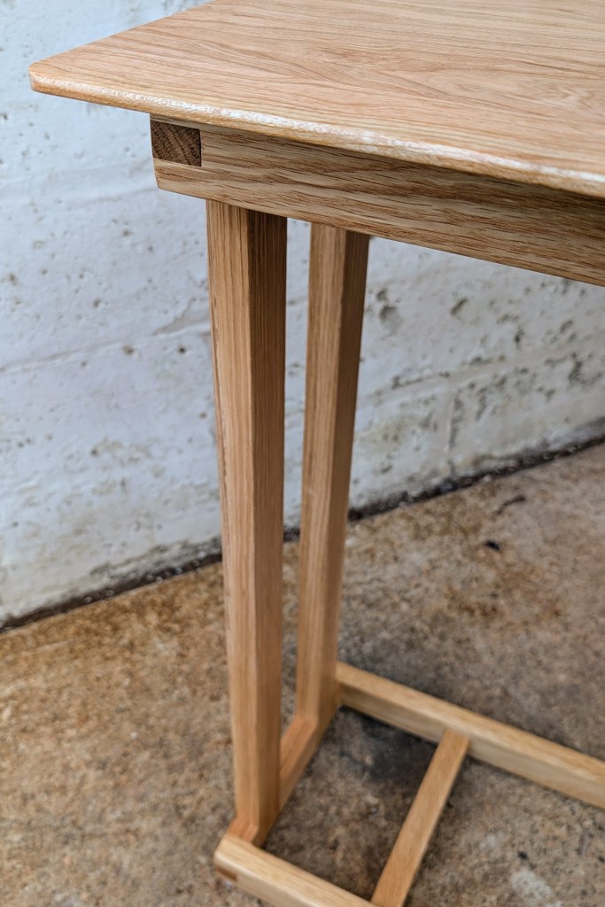 Close up of leg frame